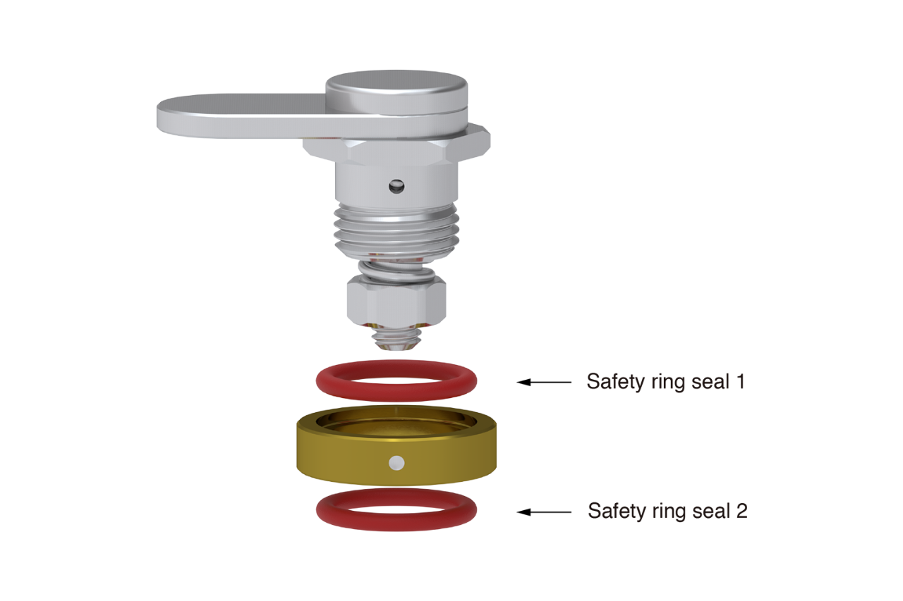 Safety ring and seals