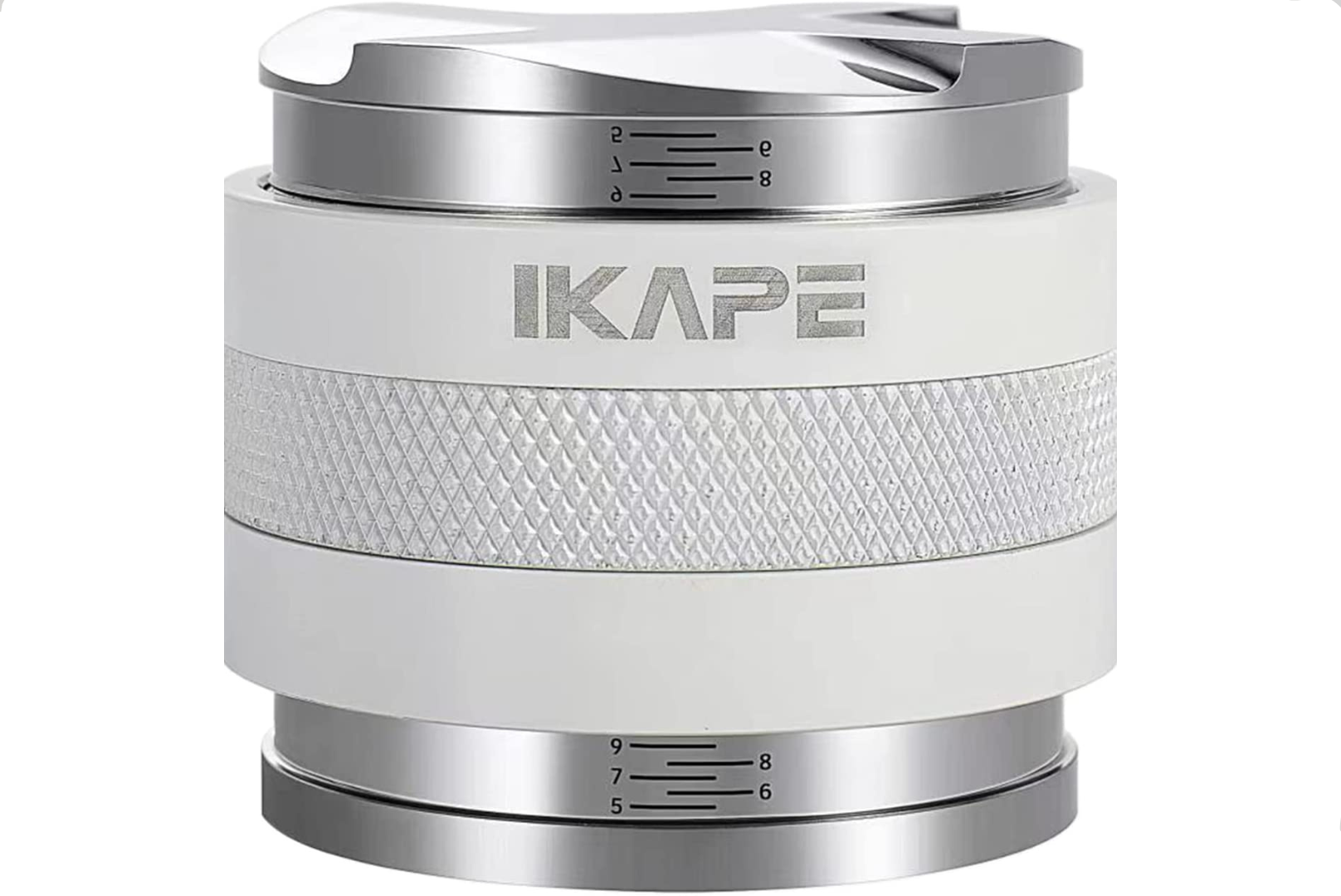 IKAPE Coffee 2 in 1 Distributor & Tamper - White