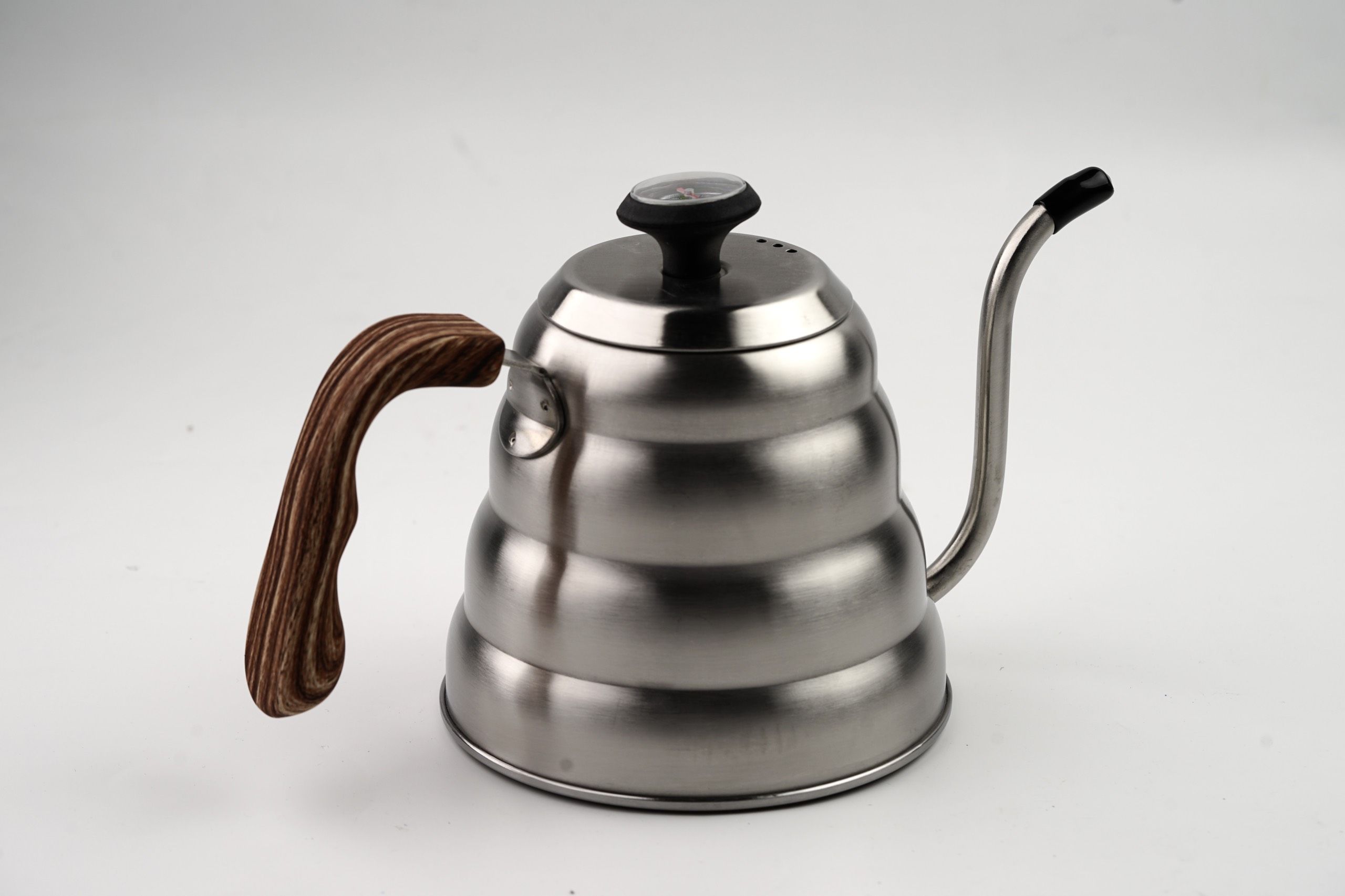 IKAPE Pour Over Coffee Kettle Silver