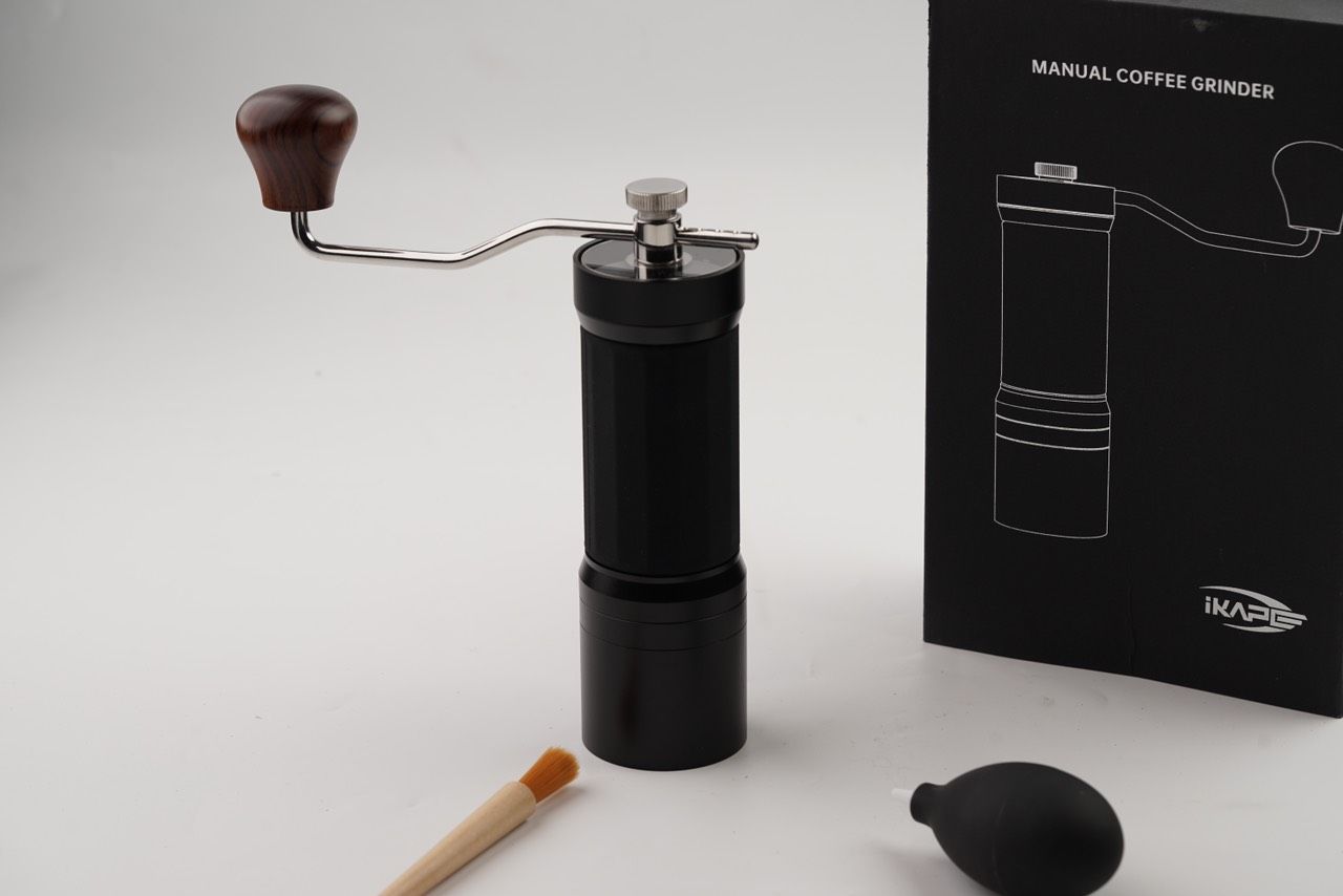 IKAPE V2 Manual Coffee Grinder KM7 - Black