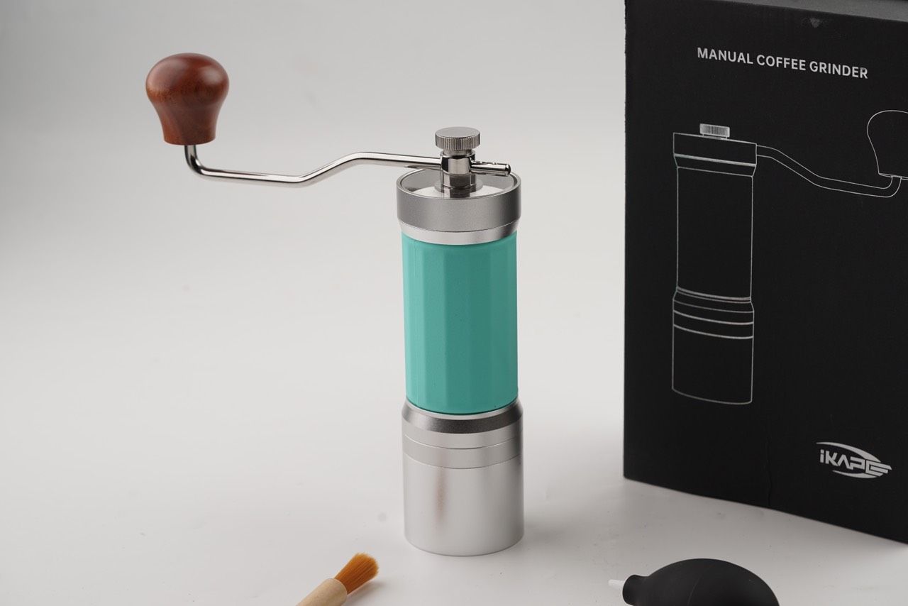 IKAPE V2 Manual Coffee Grinder KM7 - Blue