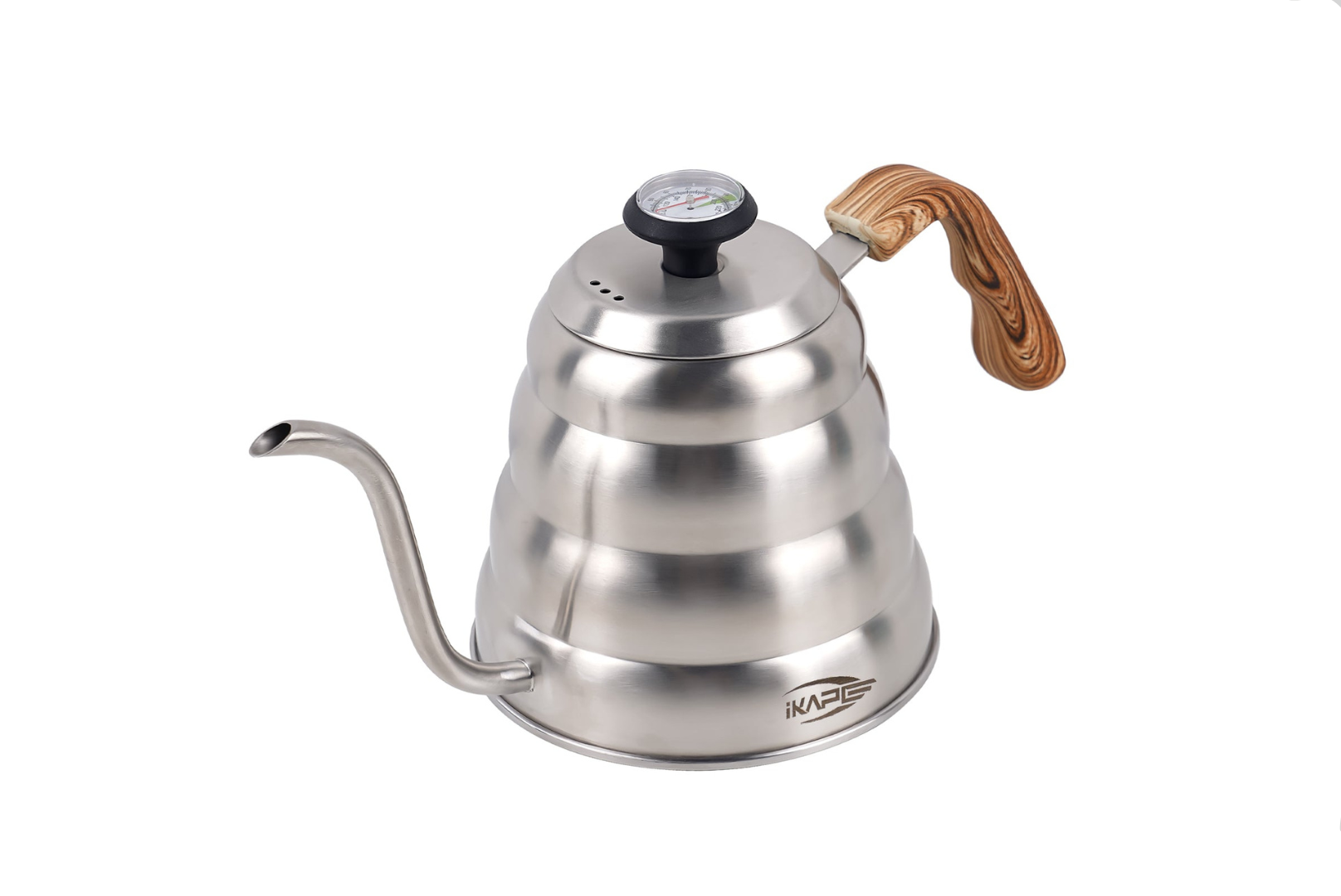 IKAPE Pour Over Coffee Kettle Silver